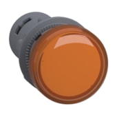 Sinaleiro Monobloco Plástico Ø22 mm 220 V CA Laranja XA2EVM5LC Schneider Electric