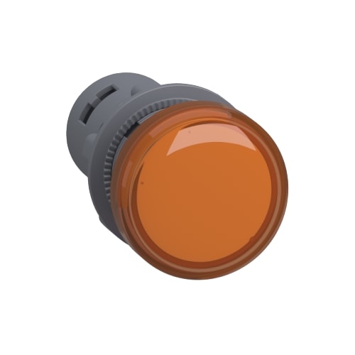 Sinaleiro Monobloco Plástico Ø22 mm 220 V CA Laranja XA2EVM5LC Schneider Electric