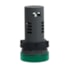 Sinaleiro Monobloco Plástico Ø22 mm 220 V CA Verde XA2EVM3LC Schneider Electric