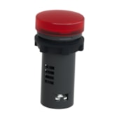 Sinaleiro Monobloco Plástico Ø22 mm 220 V CA Vermelho XA2EVM4LC Schneider Electric
