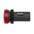 Sinaleiro Monobloco Plástico Ø22 mm 220 V CA Vermelho XA2EVM4LC Schneider Electric