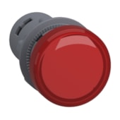 Sinaleiro Monobloco Plástico Ø22 mm 220 V CA Vermelho XA2EVM4LC Schneider Electric