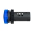 Sinaleiro Monobloco Plástico Ø22 mm 24 V CC Azul XA2EVB6LC Schneider Electric