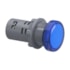 Sinaleiro Monobloco Plástico Ø22 mm 24 V CC Azul XA2EVB6LC Schneider Electric