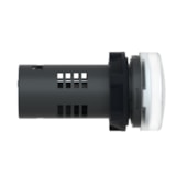 Sinaleiro Monobloco Plástico Ø22 mm 24 V CC Branco XA2EVB1LC Schneider Electric