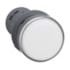 Sinaleiro Monobloco Plástico Ø22 mm 24 V CC Branco XA2EVB1LC Schneider Electric