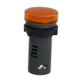 Sinaleiro Monobloco Plástico Ø22 mm 24 V CC Laranja XA2EVB5LC Schneider Electric