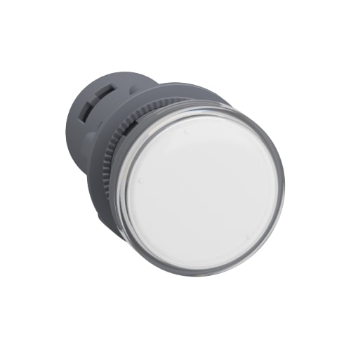 Sinalizador 22MM Plástico Led Monobloco 24V Branco XA2EVB1LC Schneider
