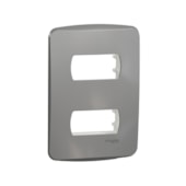 Suporte para Placa e Módulos 4x2 2 Módulos Miluz Preto / Grafite S3B77121 Schneider Electric