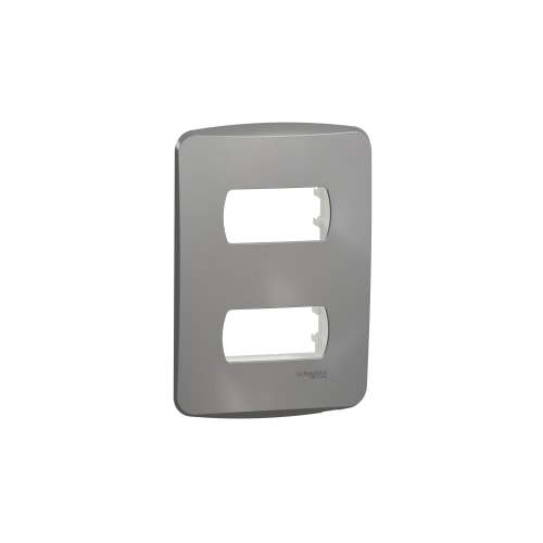 Suporte para Placa e Módulos 4x2 2 Módulos Miluz Preto / Grafite S3B77121 Schneider Electric
