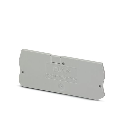 Tampa para Borne D-ST 2,5-QUATTRO Cinza 3030514 Phoenix Contact