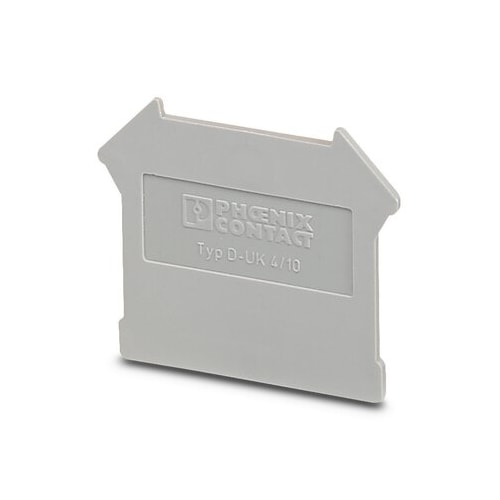 Tampa para Borne D-UK 4/10 Cinza 3003020 Phoenix Contact