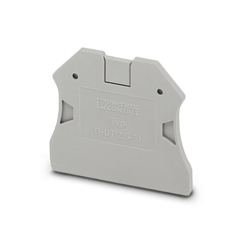 Tampa para Borne D-UT 2,5/10 Cinza 3047028 Phoenix Contact