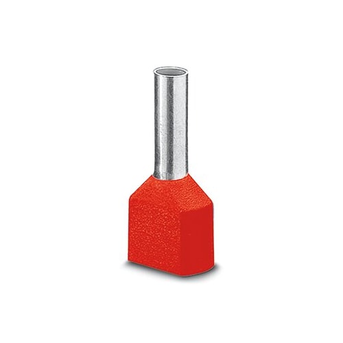 Terminal Duplo AI-TWIN 2x10-14 Vermelho 3201026 Phoenix Contact