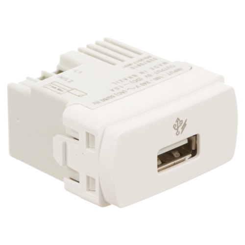 Tomada USB 1 A Miluz Branco S3B70810 Schneider Electric