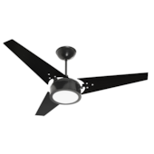 Ventilador De Teto 18 W 220 V 3 Pás Preto 203209 Venti-Delta