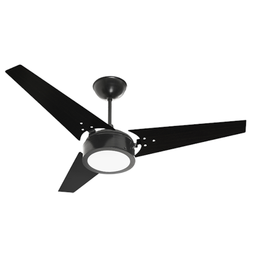 Ventilador De Teto 18 W 220 V 3 Pás Preto 203209 Venti-Delta